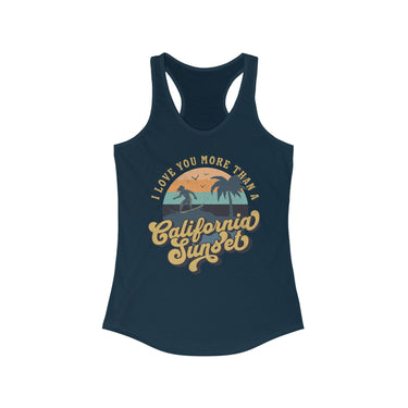 Wallen Retro California Sunset Racerback Tank - Sunlit Funlit Country Music Tees